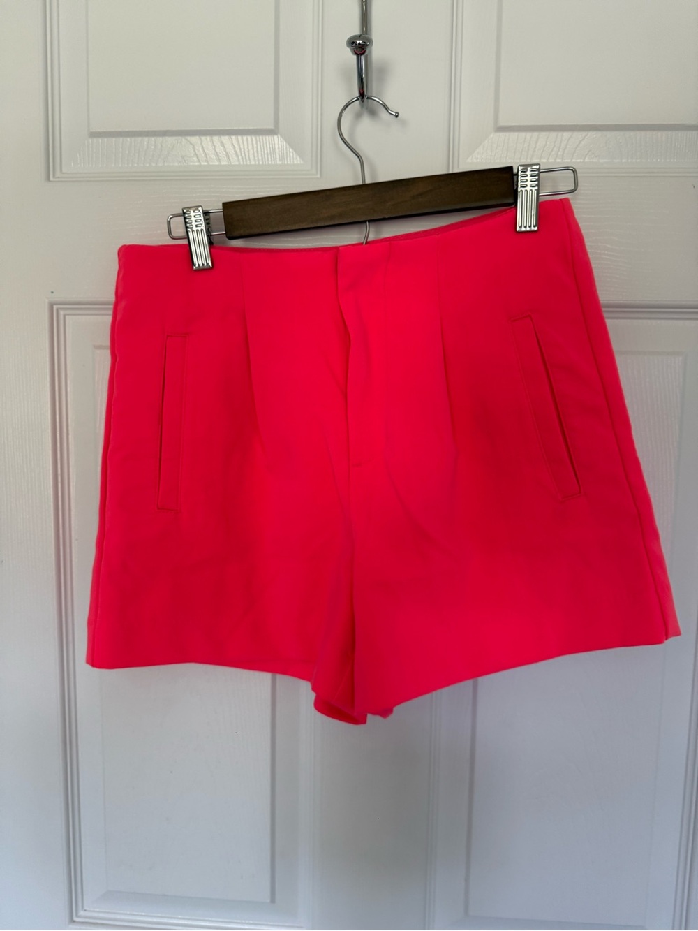 a new day Hot Pink High Waist Tailored Shorts